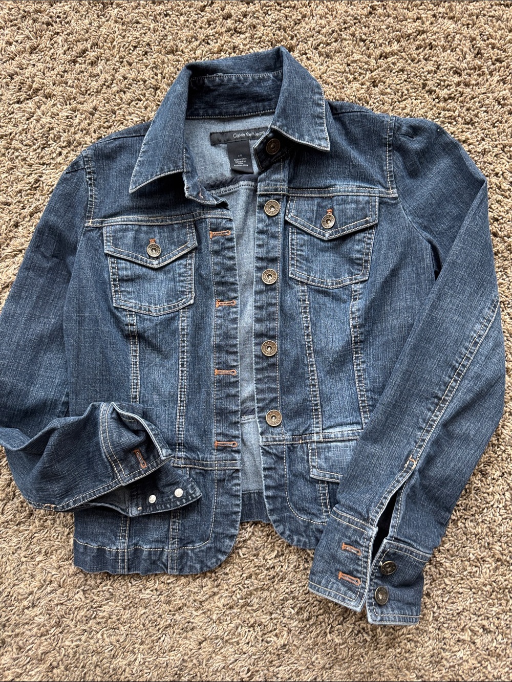Calvin Klein Dark Blue Denim Jacket